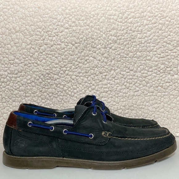 Timberland Mens Piper Cove Fog Leather Casual Comfortable Boat Shoes SZ US 13 - Picture 1 of 11